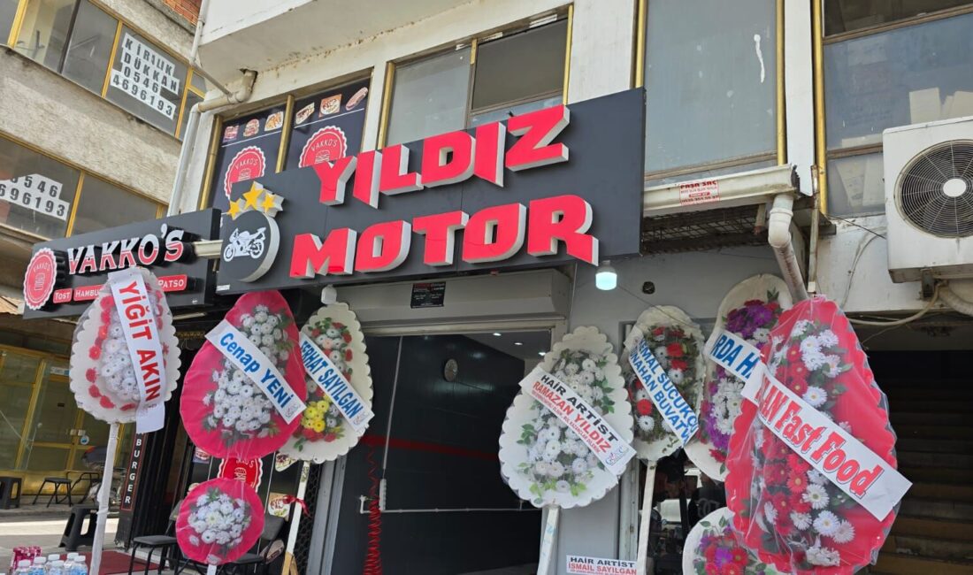 Şeyhmüftü Mahallesi’nde Mehmet Yıldız tarafından açılan Yıldız Motor hizmet vermeye başladı.