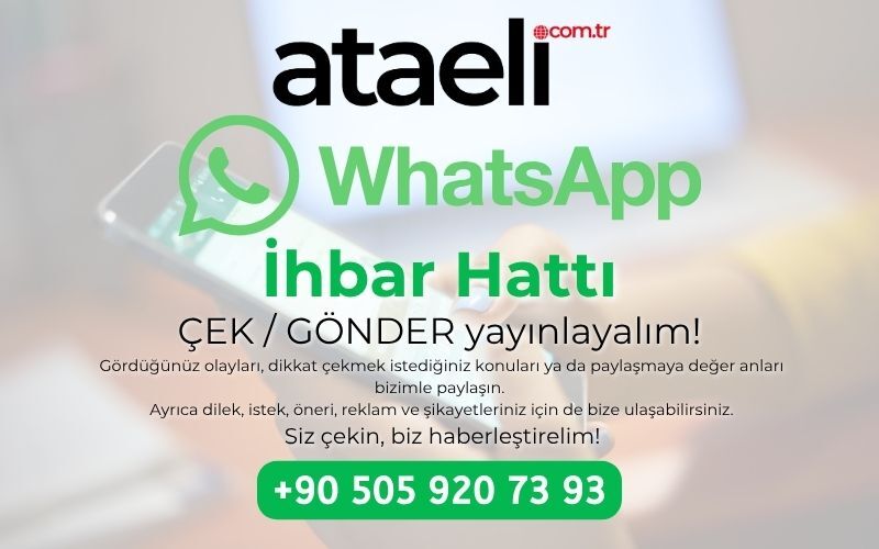 Artık siz de haberin bir parçası olabilirsiniz!