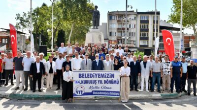 Mustafakemalpaşa Belediyesi kuruluşunun 144. yılını törenle kutladı.
