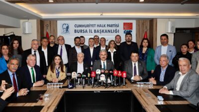CHP Bursa İl Başkanı Nihat Yeşiltaş, AKP İl Başkanı Davut