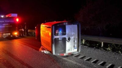 Bu akşam saat 21.15 civarında Mustafakemalpaşa ile Balıkesir arasındaki karayolunda