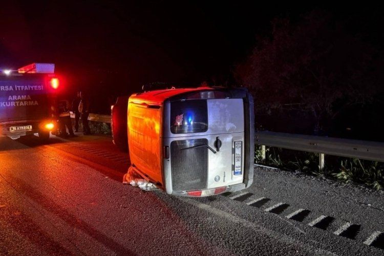 Bu akşam saat 21.15 civarında Mustafakemalpaşa ile Balıkesir arasındaki karayolunda