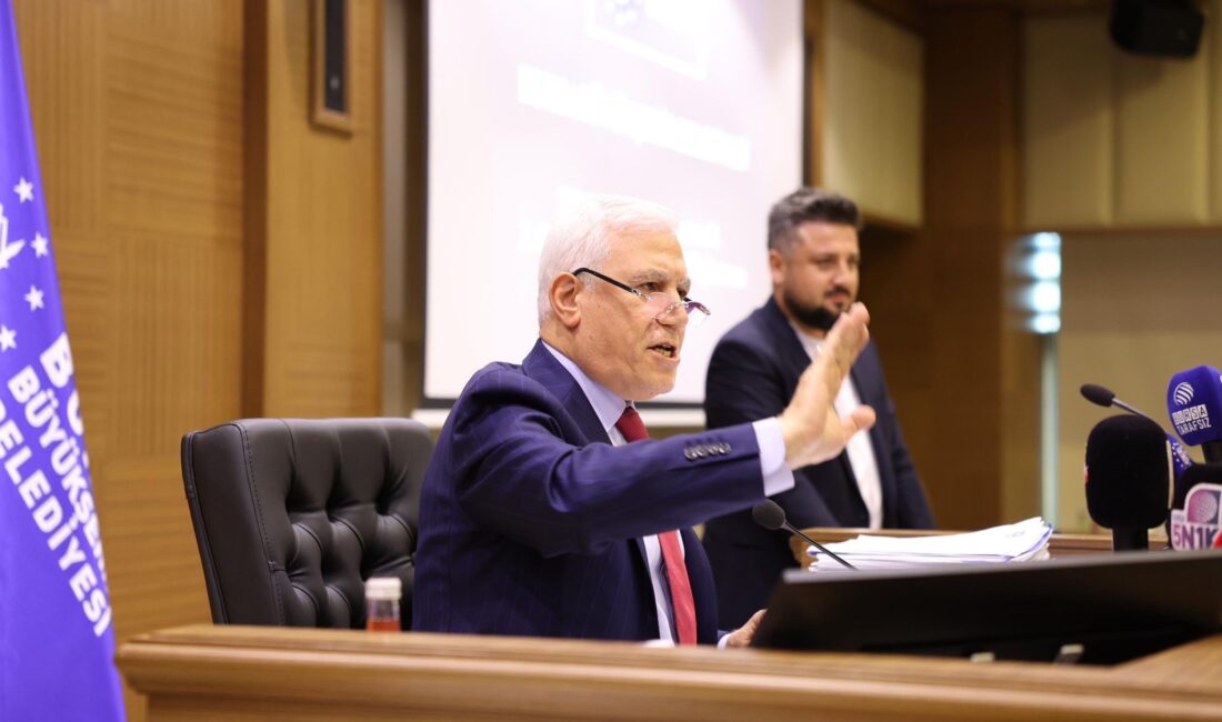 Bursa Büyükşehir Belediyesi Mayıs ayı meclis toplantısında yaşanan gerginliğin ardından,