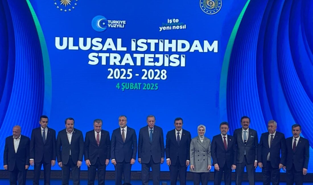 Beştepe Millet Kongre ve Kültür Merkezi'nde gerçekleştirilen Ulusal İstihdam Stratejisi