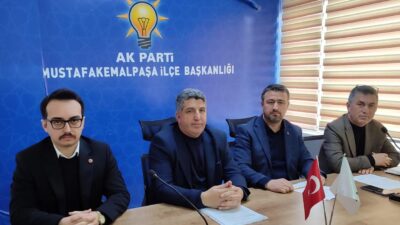 Mustafakemalpaşa Cumhur İttifakı Şubat Ayı Meclisi öncesi AK Parti Mustafakemalpaşa
