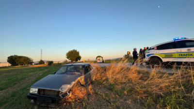 Hastane ile Küçük Sanayi Sitesi arasındaki yolda meydana gelen kazada,
