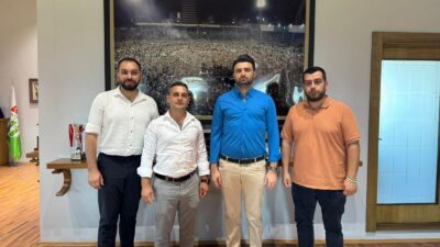 Mustafakemalpaşa İlçesi Bursasporlular Derneği, Bursaspor Başkanı Enes Çelik’i Özlüce İbrahim