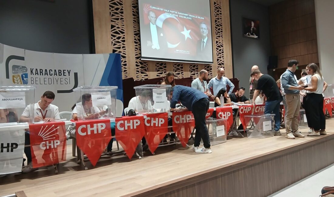 CHP Karacabey İlçe Başkanlığı, hafta sonu yapılan seçimlerle 21 merkez