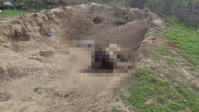 Bursa’nın Mustafakemalpaşa ilçesinde, BUSKİ’ye ait arıtma tesisinin hemen karşısındaki alanda