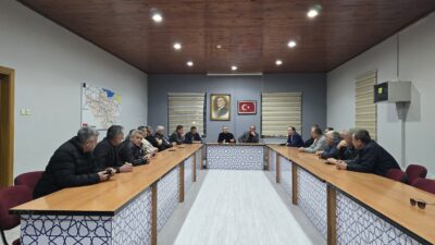 PAŞADER Başkanı Murat Tuncel ve Muhtarlar Derneği Başkanı Tuncay Akar,