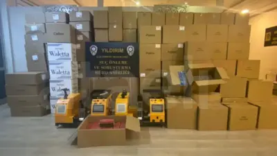 Bursa İl Emniyet Müdürlüğü’ne bağlı Yıldırım İlçe Emniyet Müdürlüğü ekipleri,