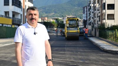 Yıldırım Belediyesi; yeni imar yolu oluşturma, asfalt, tretuvar ve bordür